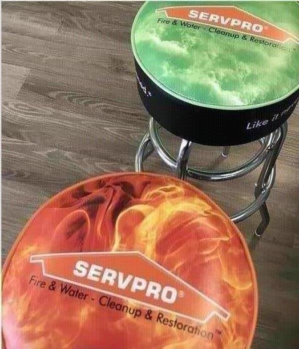 SERVPRO stools at the office